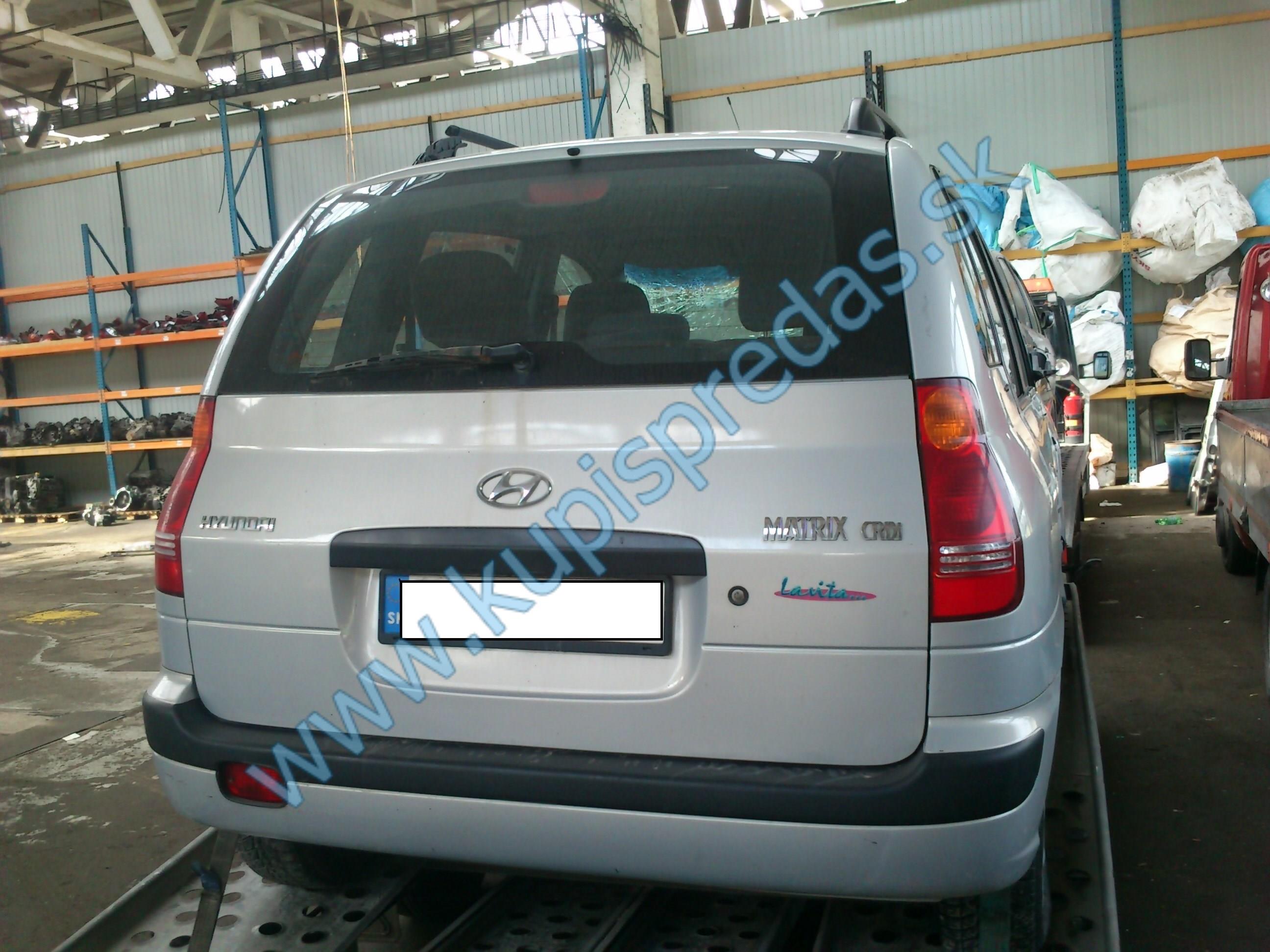 Hyundai Matrix 1,5 CRDi 2002 D3EA